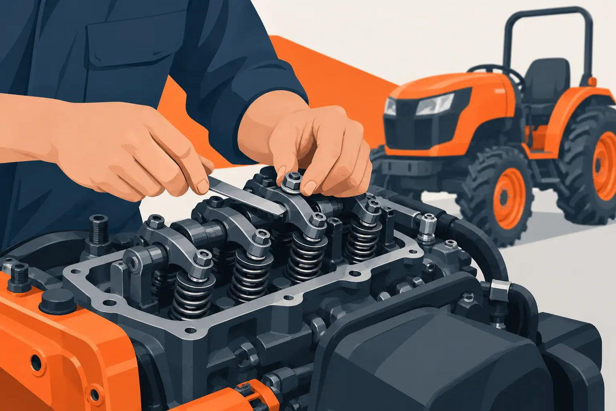Cómo ajustar válvulas de un motor Kubota
