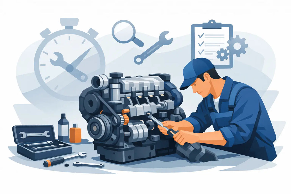 Guía para reparar motor V2203 sin perder tiempo