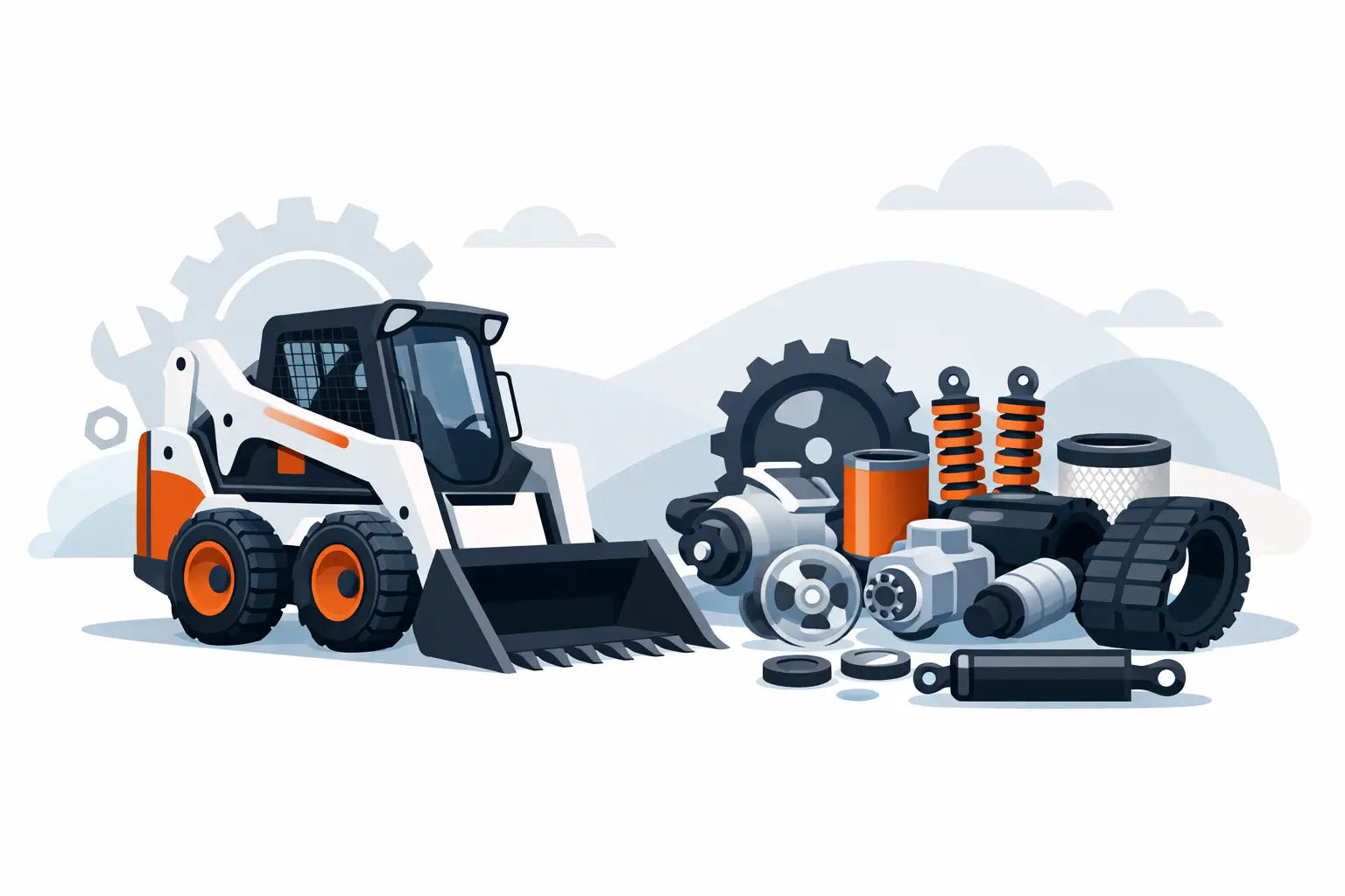 Refacciones para minicargador Bobcat sin errores