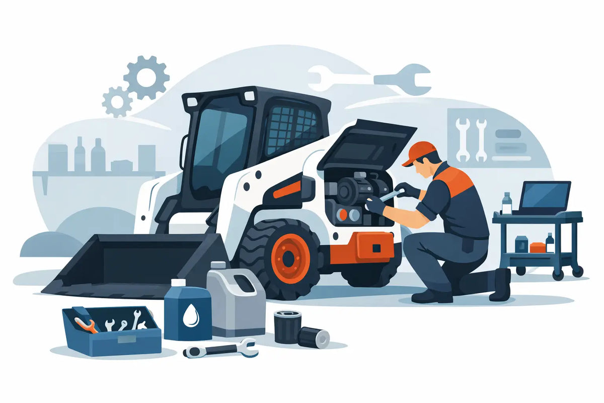 Mantenimiento preventivo de minicargador Bobcat