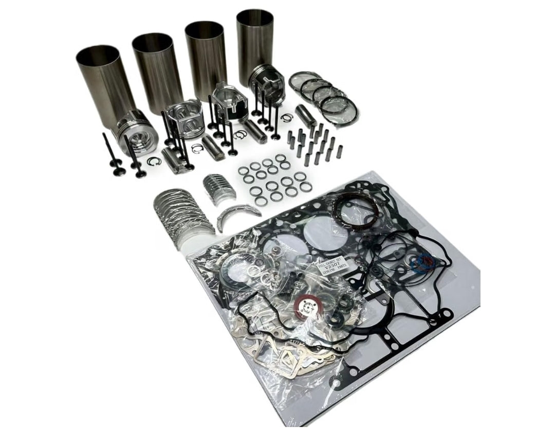 Kit de reconstrucción de motor Kubota V3307 V3307T cargador Bobcat S630 S650 T650 CAT 242D 246D