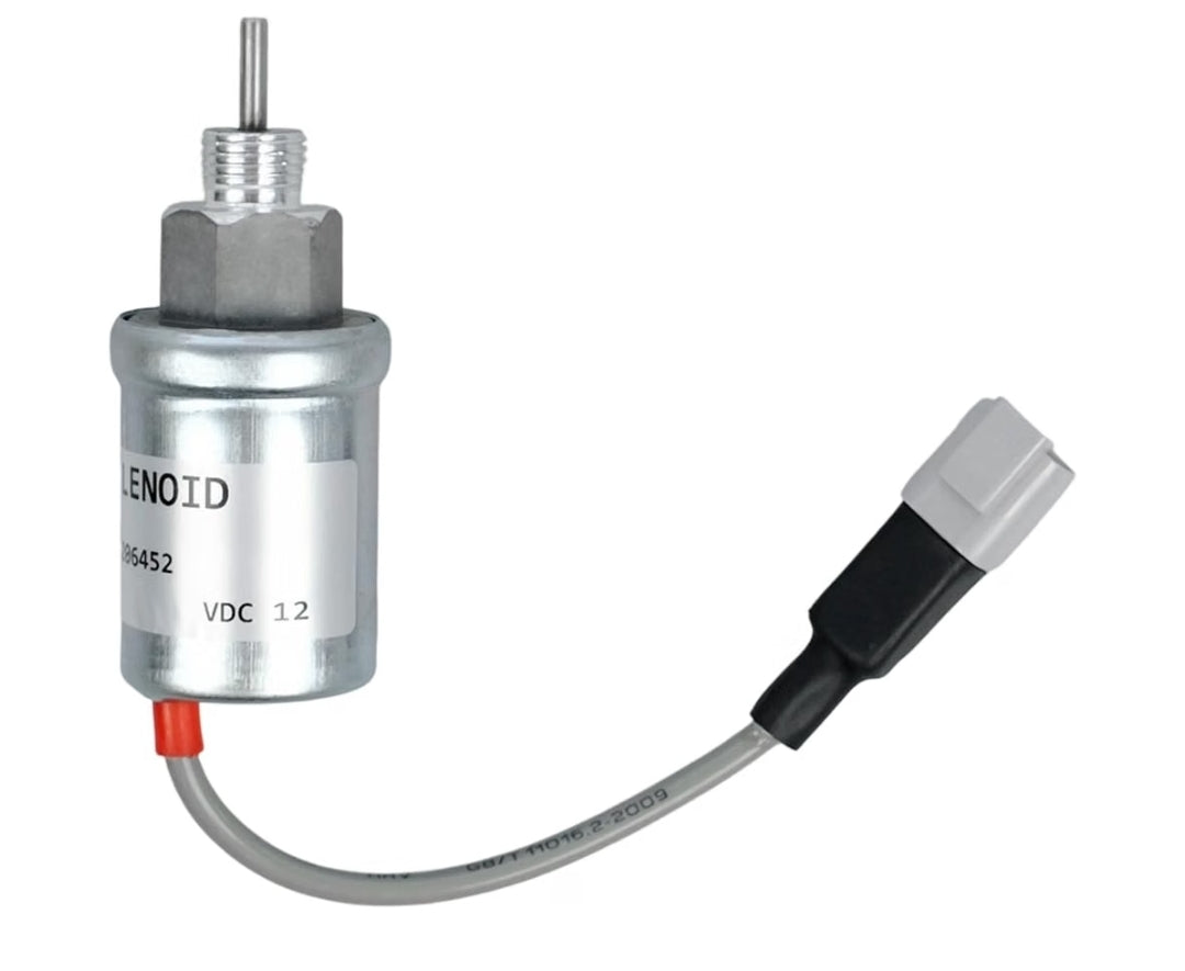 U85206452 Solenoide corte de combustible Compatible con Perkins Caterpillar