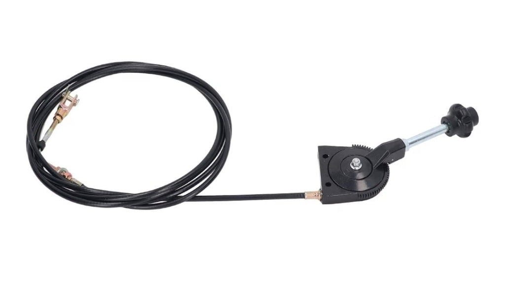 Conjunto Palanca y Cable de Acelerador Manual Compatible con Excavadora, Minicargador, Retroexcavadora 2.5 metros