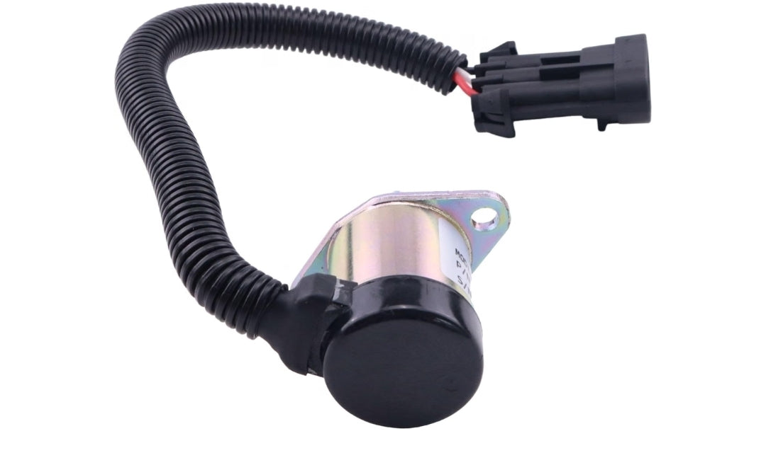 1G577-60010 6689034 Solenoide corte de combustible para motor Kubota V3300 V3800 Bobcat
