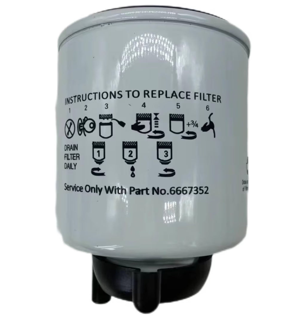 Filtro De Combustible 6667352 Para Bobcat